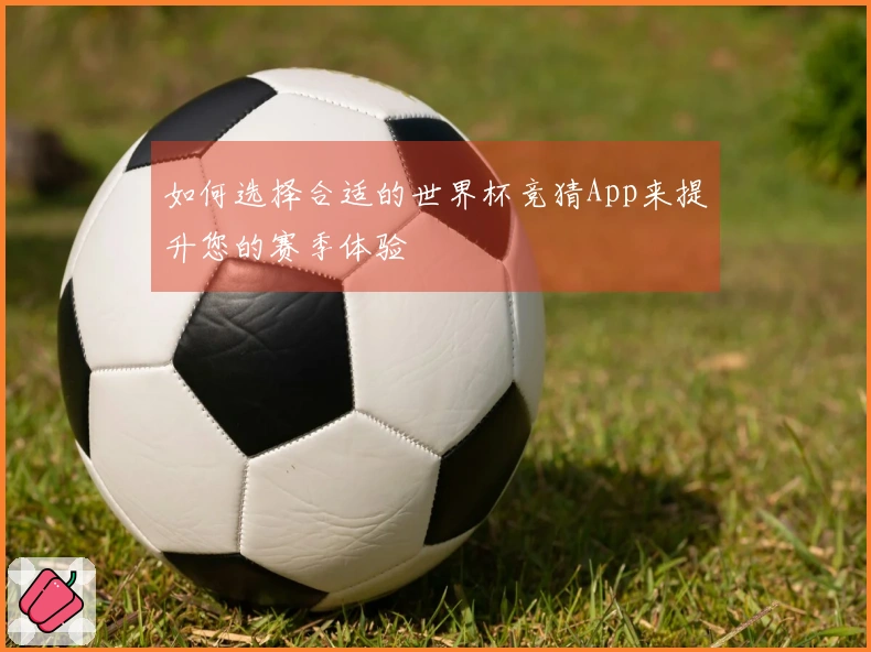 如何选择合适的世界杯竞猜App来提升您的赛季体验