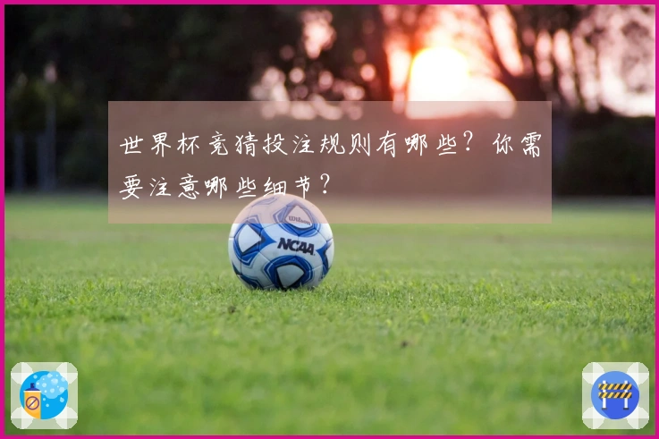 世界杯竞猜投注规则有哪些？你需要注意哪些细节？